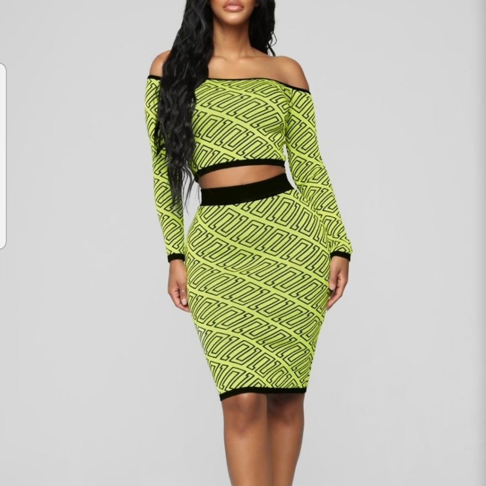 Change your mind set Neon Green/Black